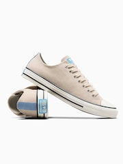 Converse Ivory Chuck Taylor All Star Suede Ox Low Trainers - Image 9 of 10