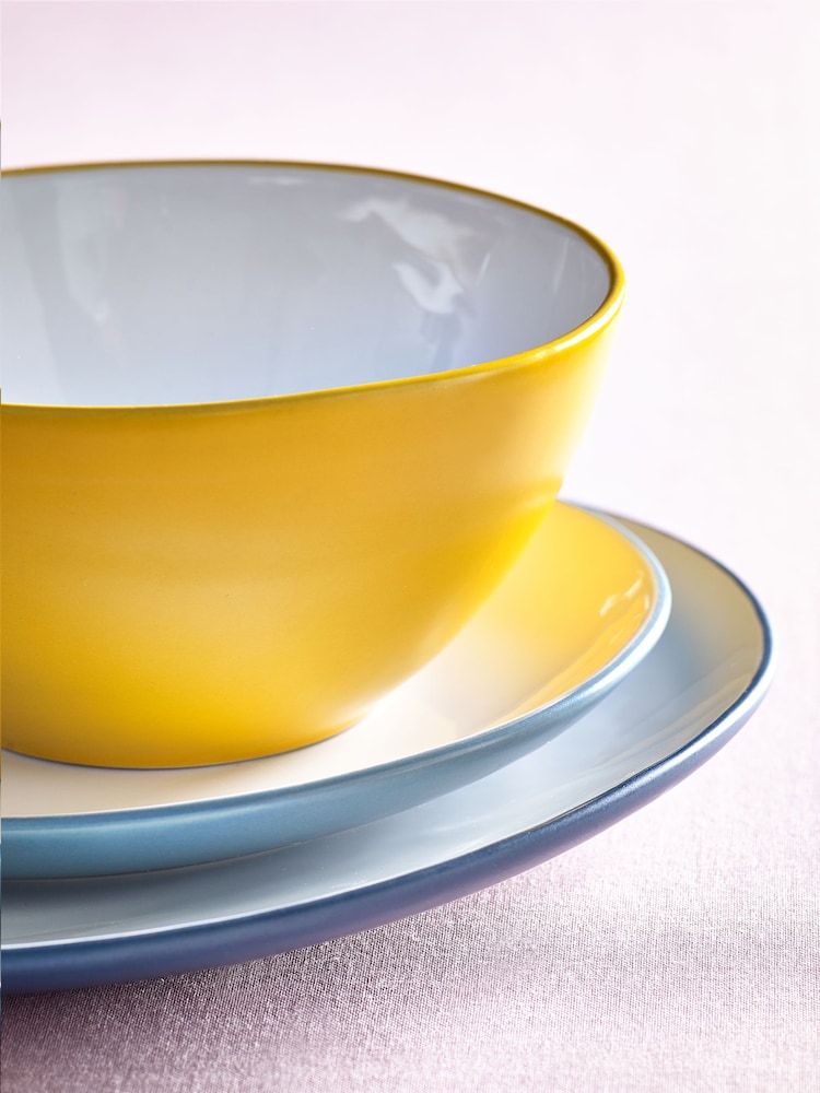 Novogratz 12 Piece Multi Oval Shaped Dinnerset - Image 2 of 4