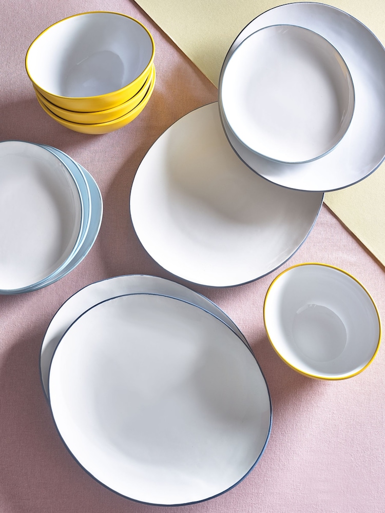 Novogratz 12 Piece Multi Oval Shaped Dinnerset - Image 4 of 4