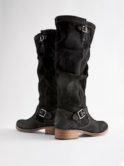 Schwarz - Forever Comfort® kniehohe Stiefel aus Wildleder - Bild 7 von 9