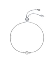 Ted Baker Silver Tone SARSAA: Crystal Drawstring Adjustable Bracelet - Image 4 of 8