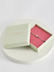 Silberfarben - Ted Baker – SARSAA: Verstellbares Armband mit Kristallkordelzug - Bild 7 von 8
