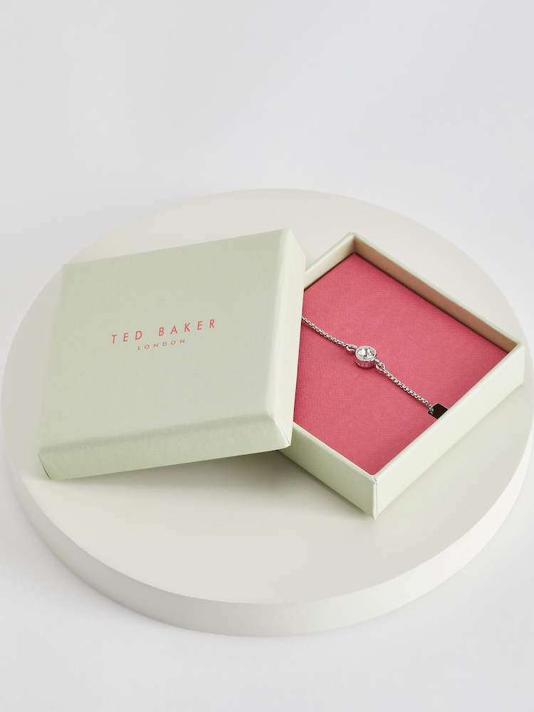 Ted Baker Silver Tone SARSAA: Crystal Drawstring Adjustable Bracelet - Image 8 of 8 Ted Baker Silver Tone SARSAA: Crystal Drawstring Adjustable Bracelet - Image 8 of 8