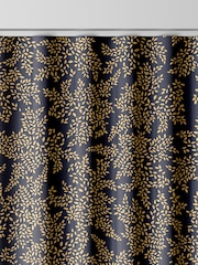 Sara Miller Smokey Blue Little Leaves Made to Measure Curtains - Image 8 of 9