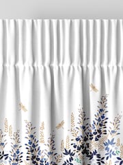 Sara Miller White 100% Cotton Wisteria Made to Measure Curtains - Image 6 of 9