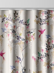 Sara Miller Oyster Hummingbird Made to Measure Curtains - Image 7 of 9
