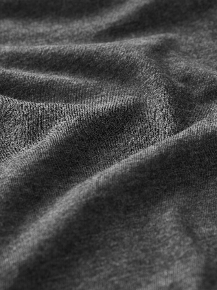 Charcoal Grey The Everyday Crew Neck Long Sleeve Top - Image 5 of 5