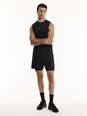 Reiss Black 2 In 1 Short Reiss | Castore 2-in-1 Technical Training Shorts - Image 4 of 10