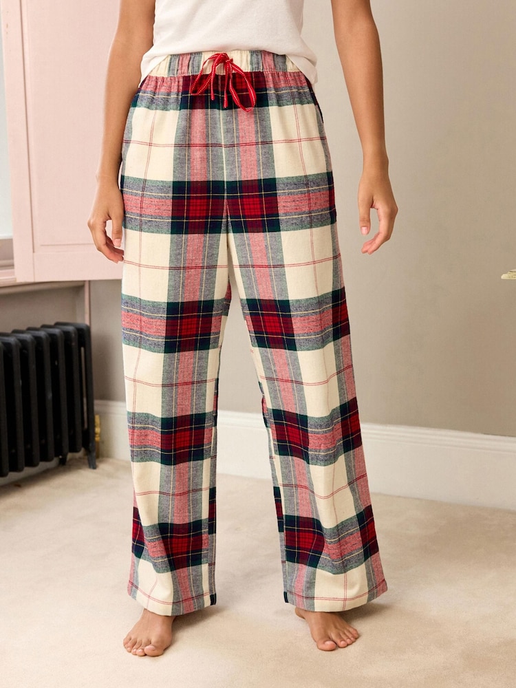 Red Check Flannel Pyjama Bottoms - Image 1 of 5