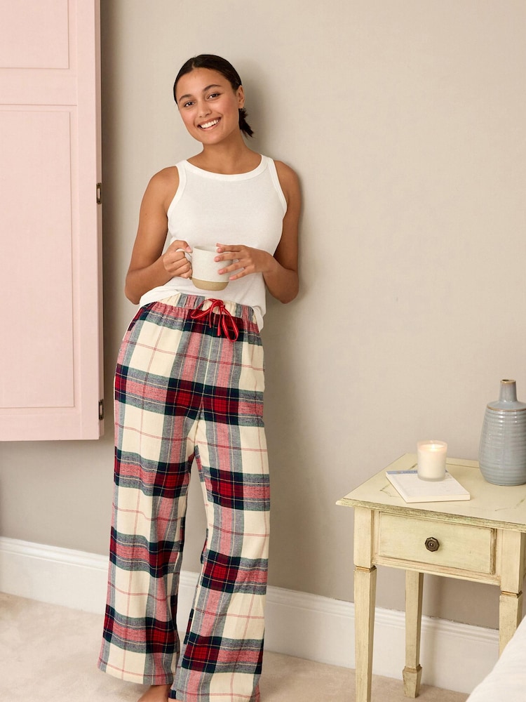 Red Check Flannel Pyjama Bottoms - Image 2 of 5