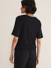 Phase Eight Neutral Arie Side Tie Top - Image 2 of 6