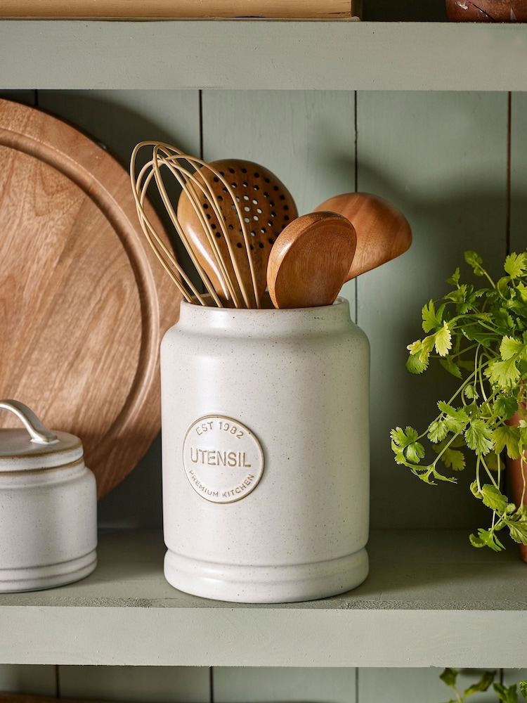 Natural Country Badge Utensil Pot - Image 1 of 4
