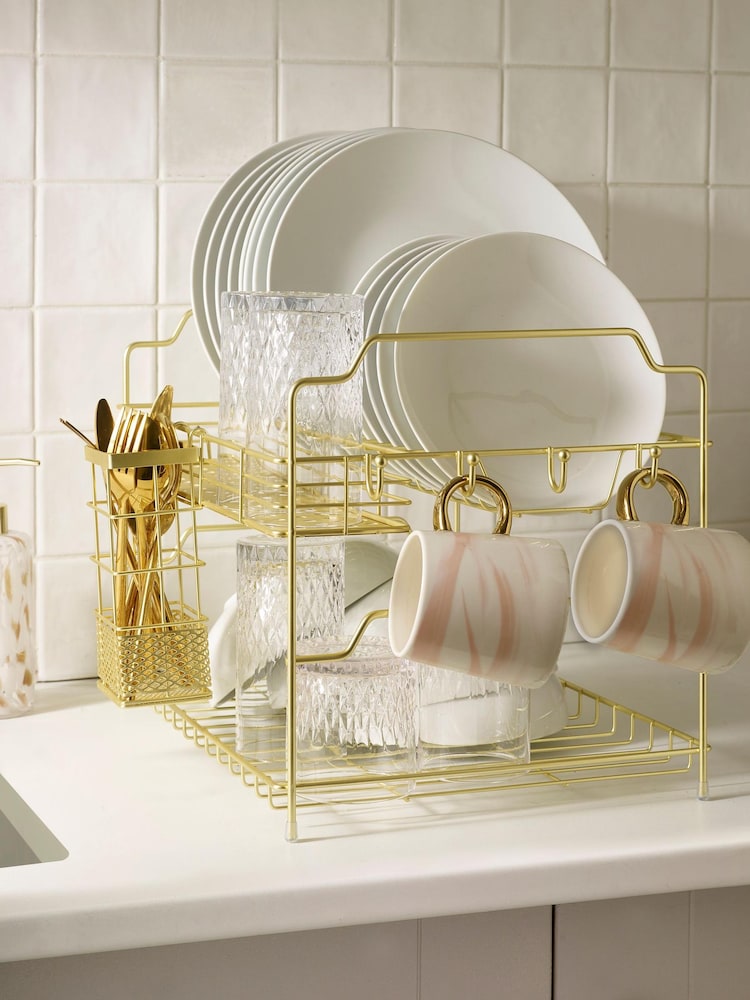 Gold Two Tier Drainer - Image 2 of 4