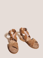 White Stuff Natural Chunky Leather Sandals - Image 2 of 4