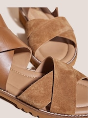 White Stuff Natural Chunky Leather Sandals - Image 3 of 4