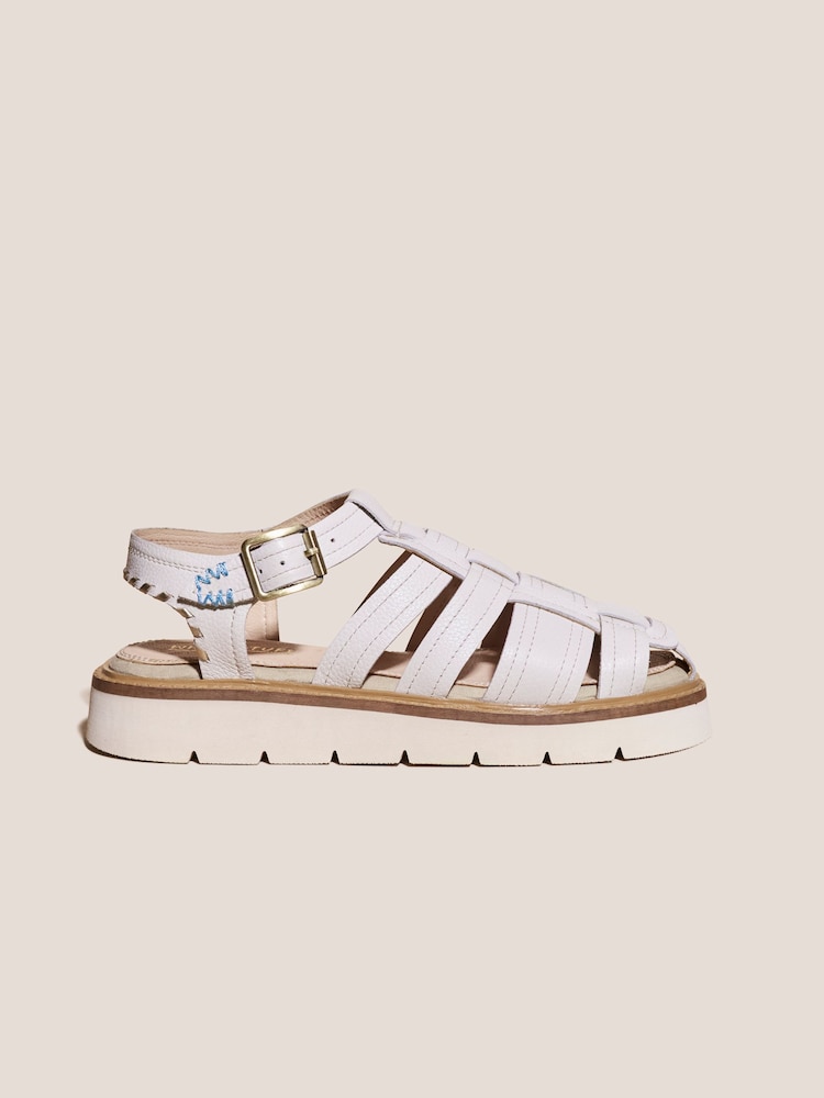 White Stuff Natural Chunky Fisherman Sandals - Image 2 of 4