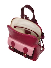 Blush Orquídea Plum - Conkca de couro Kendal Backpack - Imagem 4 de 6