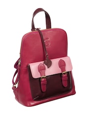 Blush Orquídea Plum - Conkca de couro Kendal Backpack - Imagem 5 de 6