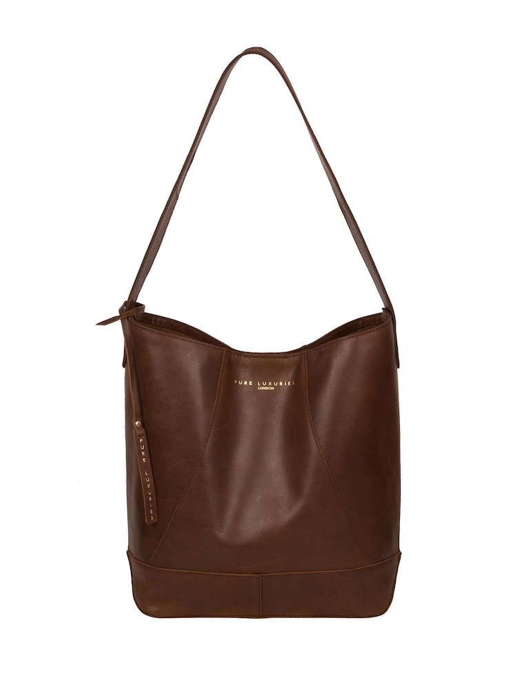 Pure Luxuries London Tunbridge Leather Shoulder Bag - Image 1 of 5