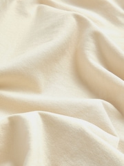 Ecru Natural Relaxed Fit Essential Crew Neck T-Shirt - Image 6 of 6