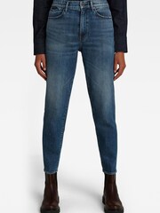 G-Star Janeh Ultra High Mom Blue Jeans - Image 1 of 6