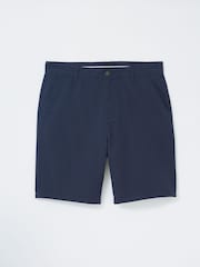 Темно-синий - Crew Clothing Classic 100% Cotton Bermuda Chino Shorts - Изображение 4 из 4