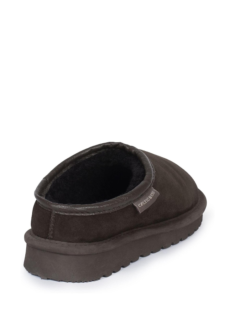 Celtic & Co. Clogs mit erhöhter Fersenpartie, Braun - Bild 4 von 4
