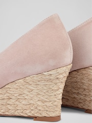 LK Bennett Eevi Suede Cork Wedges - Image 4 of 4