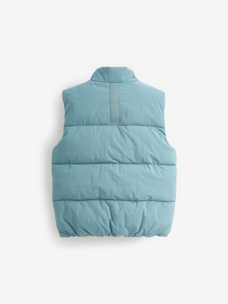 Mineral Blue Padded Gilet (3mths-10yrs) - Image 6 of 6