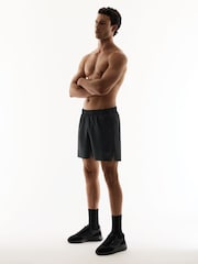 Reiss Black 5 Deep Split Short Reiss | Castore 5-Inch Training Shorts - Image 1 of 8