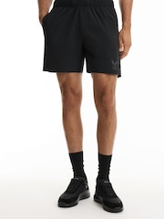 Reiss Black 5 Deep Split Short Reiss | Castore 5-Inch Training Shorts - Image 3 of 8