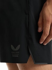 Reiss Black 5 Deep Split Short Reiss | Castore 5-Inch Training Shorts - Image 4 of 8