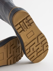Navy Blue Thinsulate™ Warm Lined Cuff Wellies - Image 4 of 5