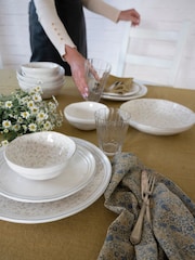 Laura Ashley Set of 4 Yellow Daniela Napkins - Image 1 of 4