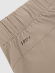 Reiss Beige 5 Deep Split Short Reiss | Castore 5-Inch Training Shorts - Image 8 of 10