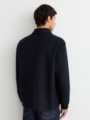 Reiss Quixote Wool Twin-Pocket Button-Through Overshirt - Bild 6 von 8