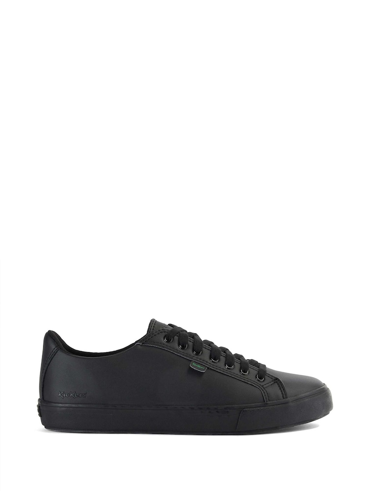 Kickers Black Vegan Tovni Lacer Trainers - Image 1 of 10