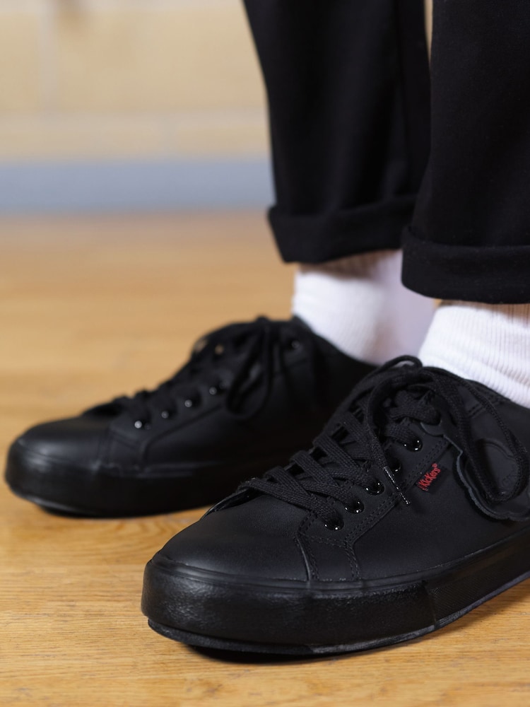 Kickers Black Vegan Tovni Lacer Trainers - Image 10 of 10