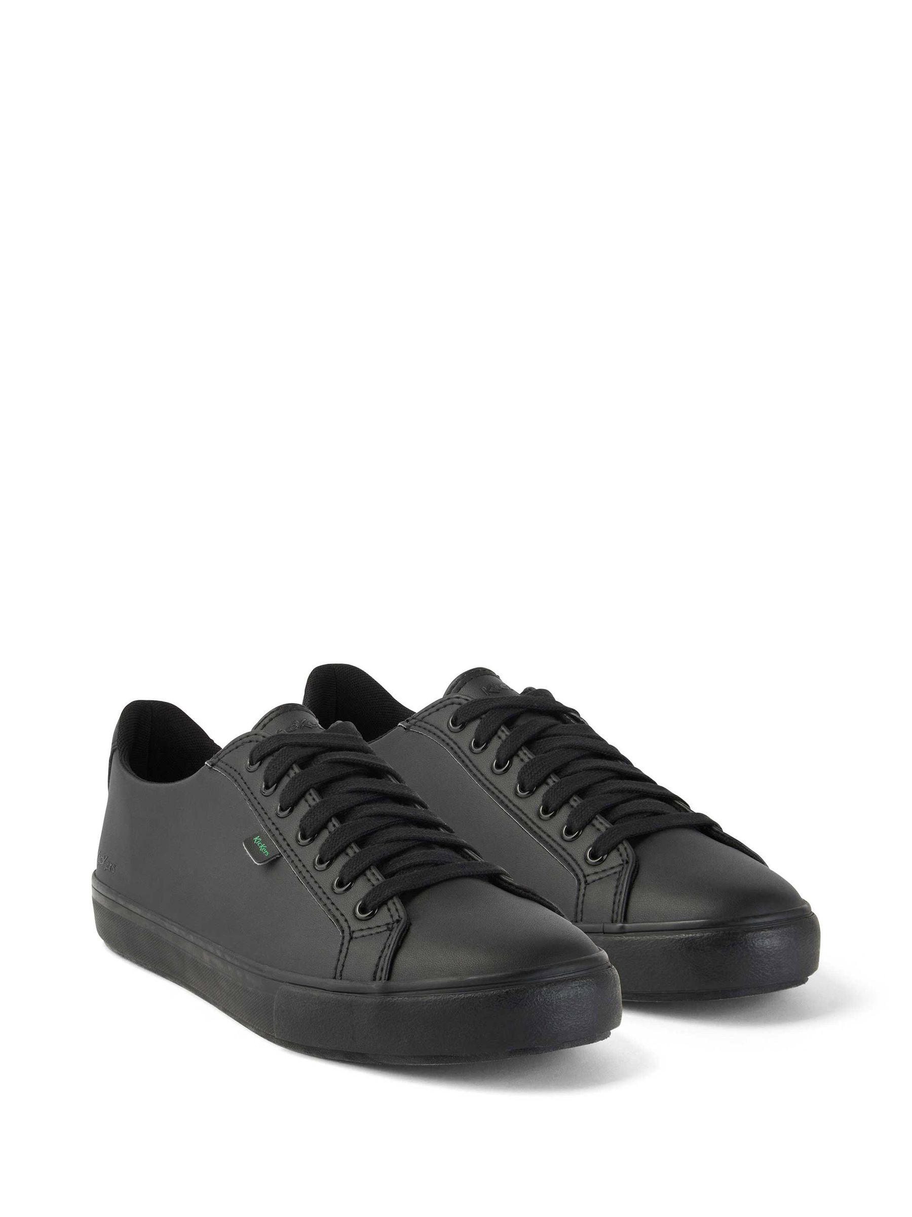 Kickers Black Vegan Tovni Lacer Trainers
