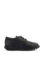 Kickers Black Lo Padded Leather Shoes - Image 2 of 13