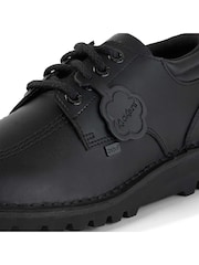 Kickers Black Lo Padded Leather Shoes - Image 9 of 13
