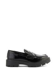 Kickers Black Womens Kori Leather Loafers - Image 1 of 8