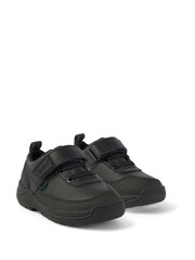 Kickers Infant Leather Stomper Lo Black Trainers - Image 2 of 11