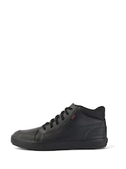Kickers Black Tovni Hi Padded Leather Trainers - Image 1 of 7