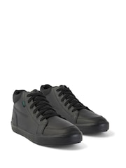 Kickers Black Tovni Hi Padded Leather Trainers - Image 2 of 7