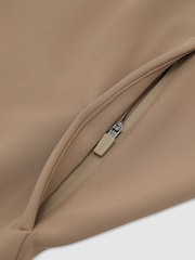 Reiss Beige Flex Hoodie Reiss | Castore Technical Flex Hoodie - Image 7 of 9