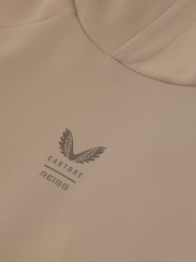 Reiss Beige Flex Hoodie Reiss | Castore Technical Flex Hoodie - Image 9 of 9