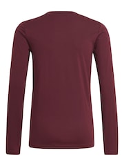 adidas Maroon Red Team Base T-Shirt - Image 3 of 6