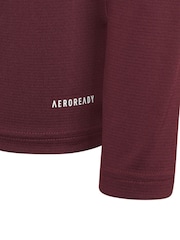adidas Maroon Red Team Base T-Shirt - Image 6 of 6
