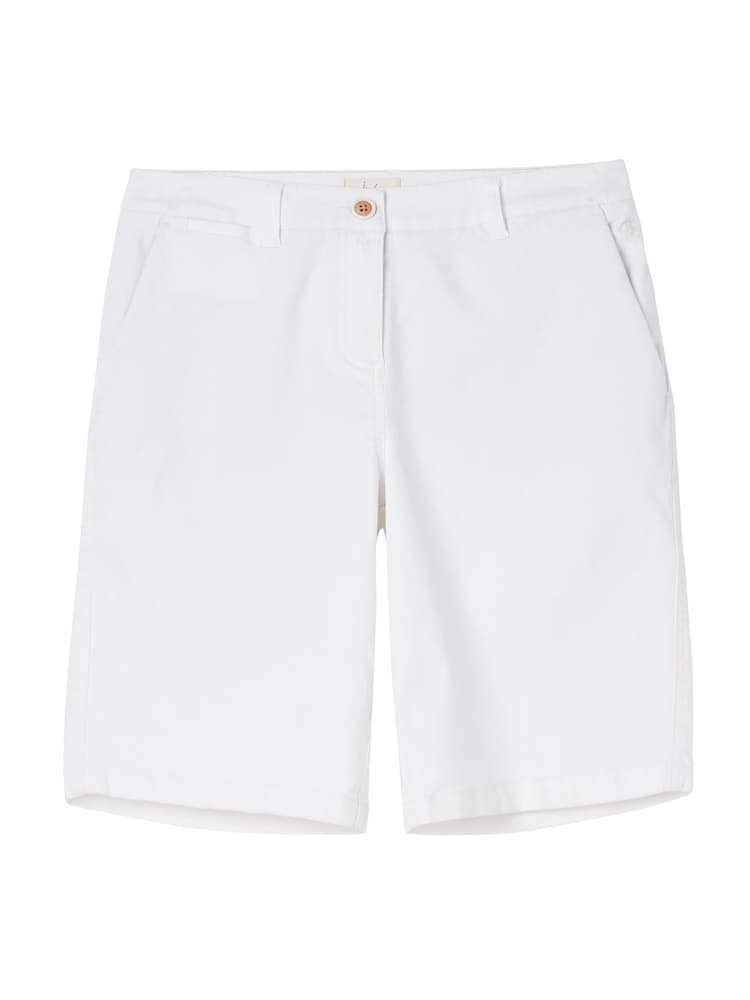 Joules Cruise Long White Chino Shorts - Image 6 of 6
